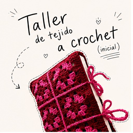 Taller inicial de tejido a crochet y granny squares